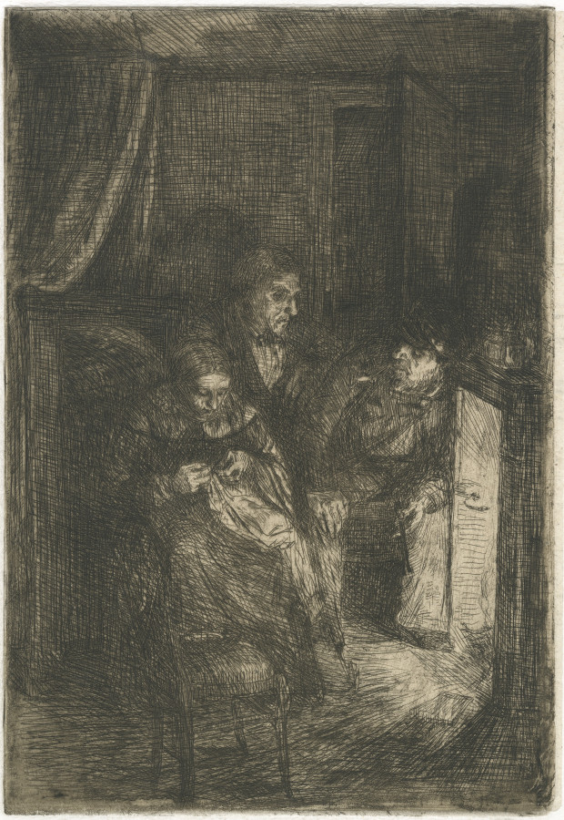 Le Foyer (Devant la cheminée)