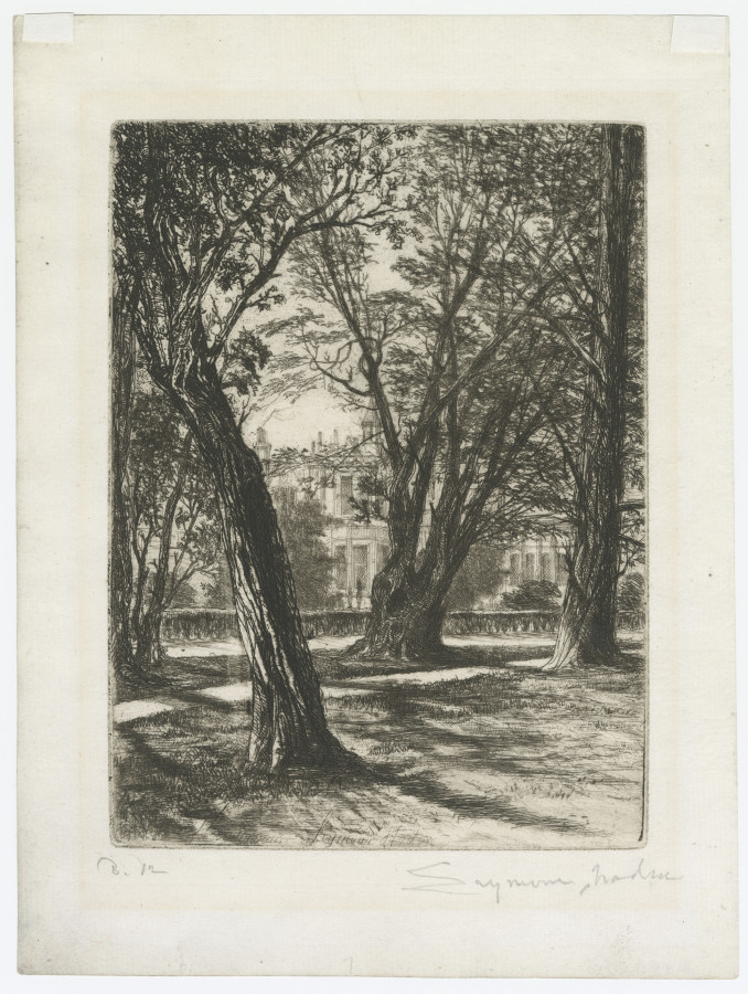 Kensington Gardens No.1, Lord Harrington’s House from Kensington Gardens