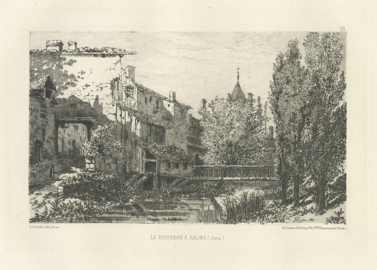 Le Ruisseau À Salins (Jura)