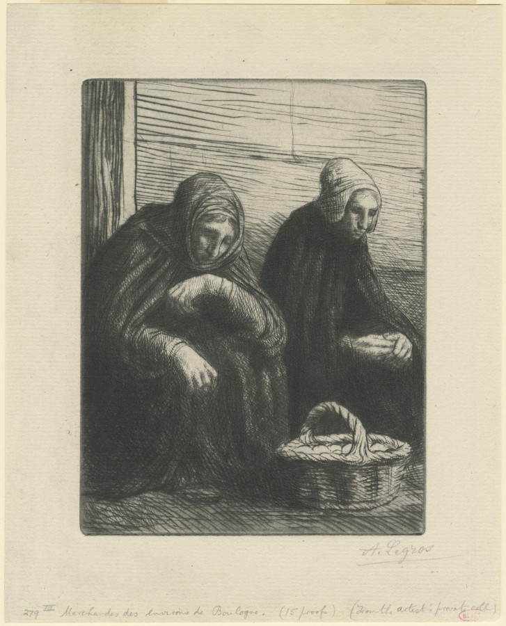 Les Marchandes d’Œufs (second plate) a.k.a. Marchandes des environs de Boulogne